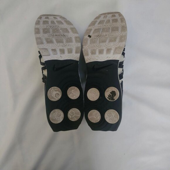 Nike Shox Gravity White Metallic Silver/Black Running Shoes Men's US Size 13 - Picture 10 of 14